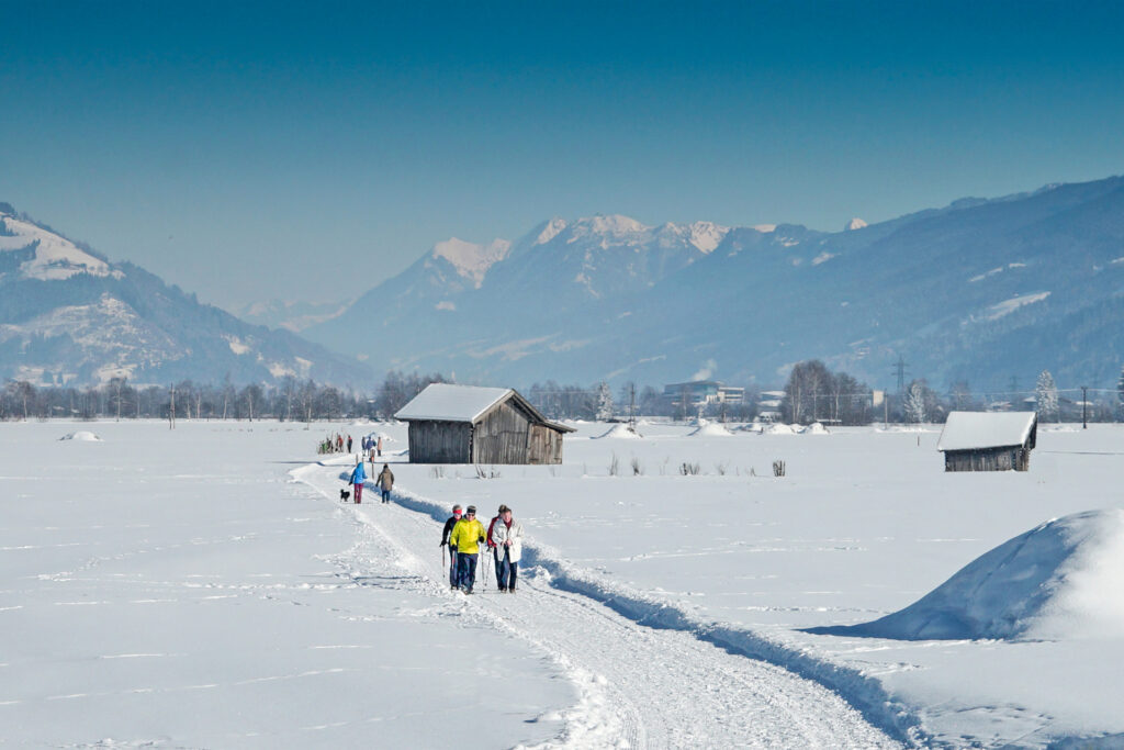 Ausgedehnte Winterwanderungen Rund um Piesendorf und Niedernsill